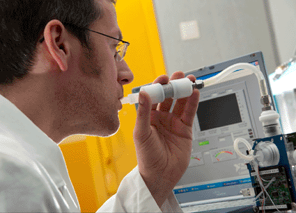 Image: Prototype Siemens NO sensor (photo courtesy Siemens).